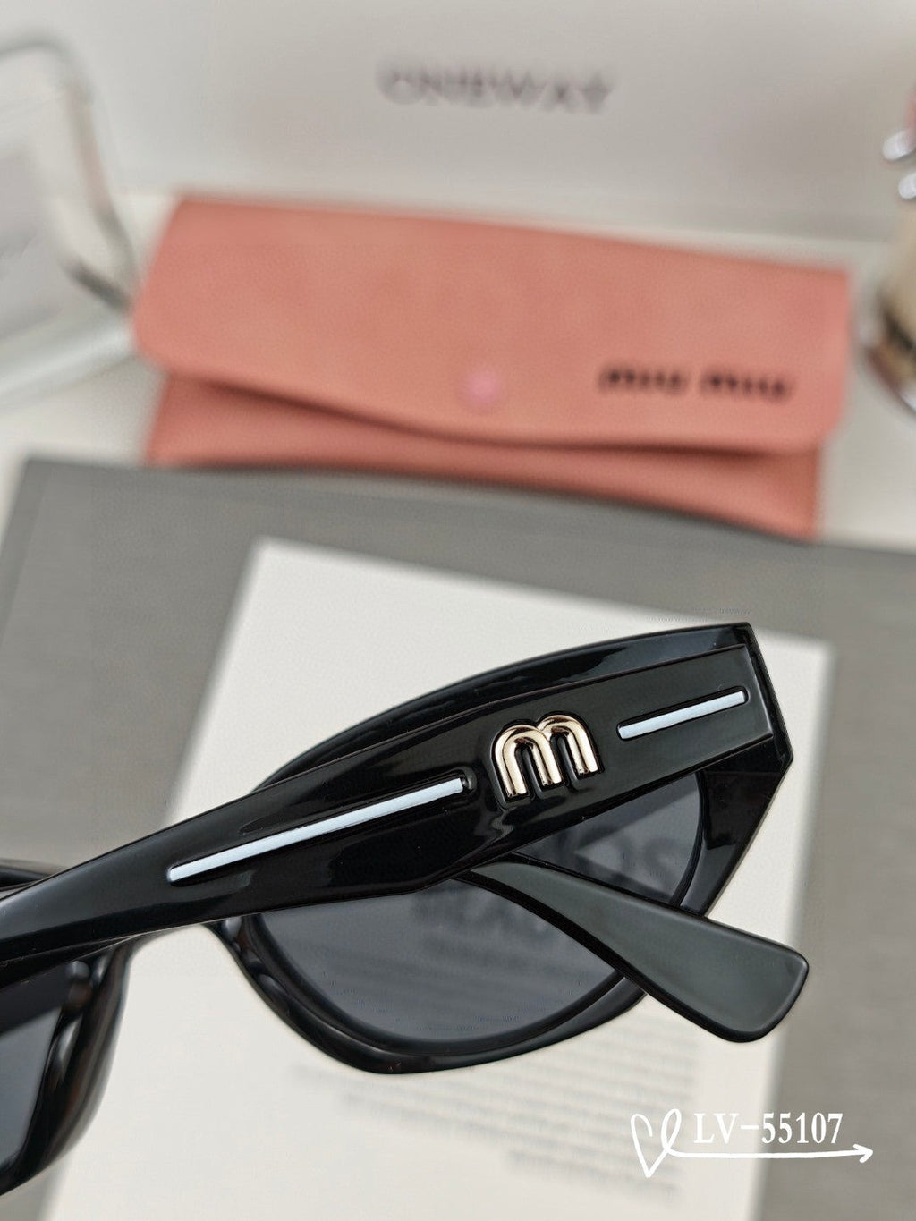 LOGO SUNGLASSES 55107 IN ACETATE